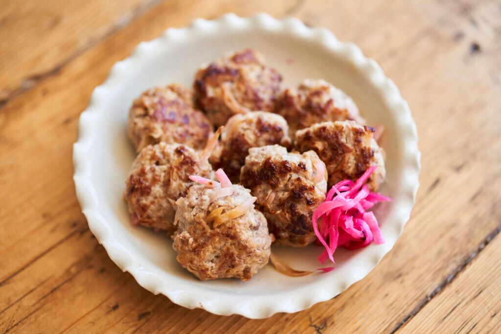 紅生姜の豚つくね