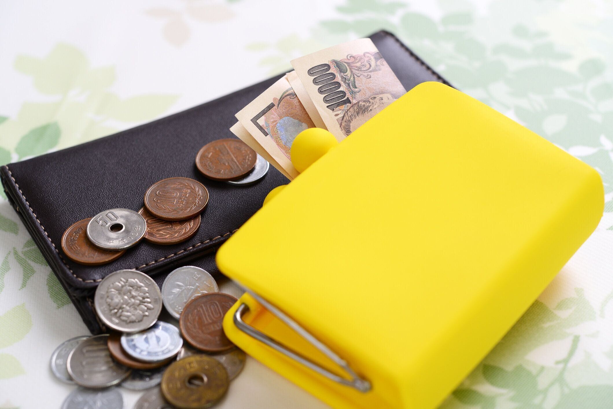 ウォレットにお金 