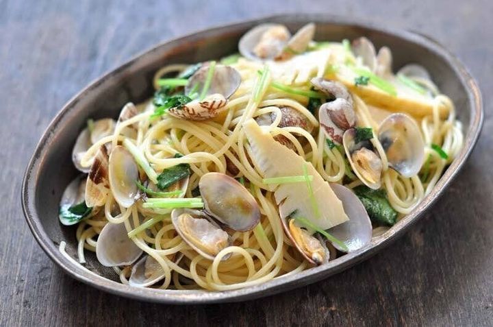 和風のあさりパスタ