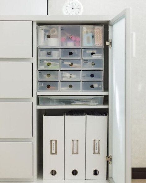 半透明だから何が入っているのかわかりやすい！