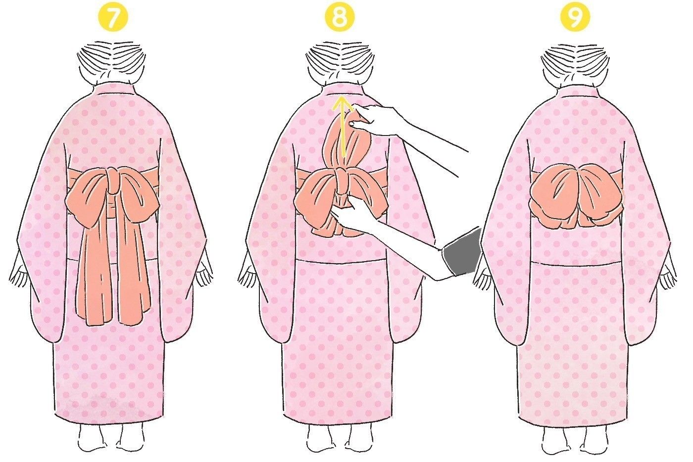 イラストで解説 子どもの浴衣着付けと帯結びが初めてでも簡単にできる方法 サンキュ