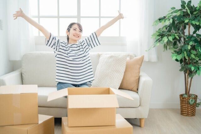 キリがついた女性