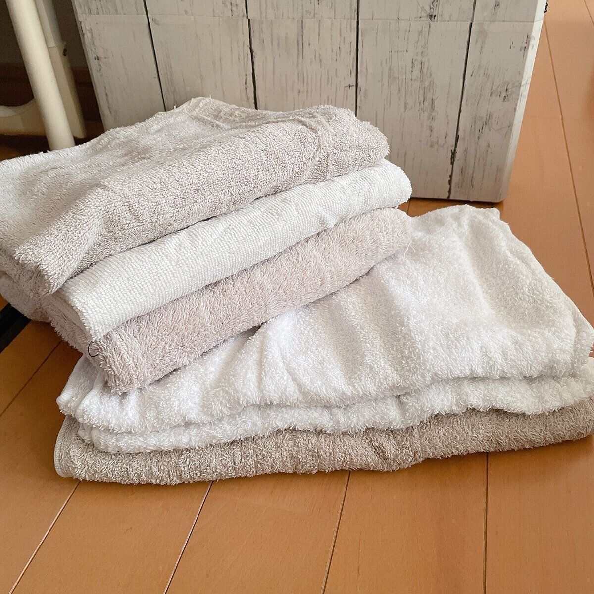 使い古したタオル