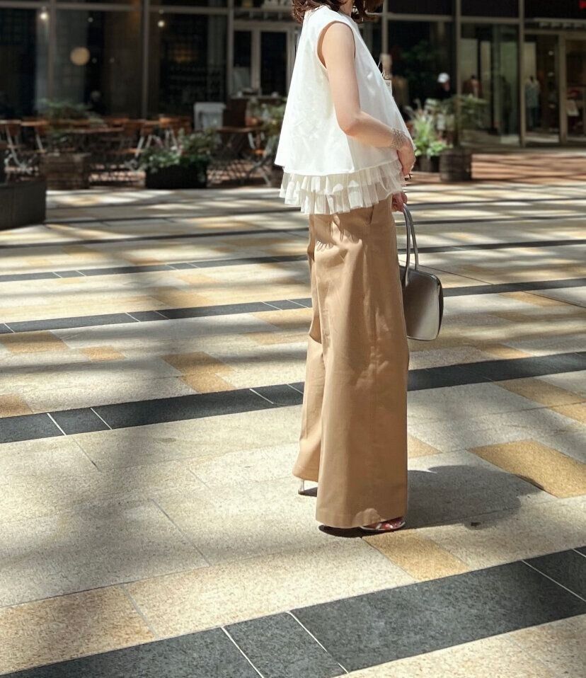 ユニクロ　ワイドチノパンツ