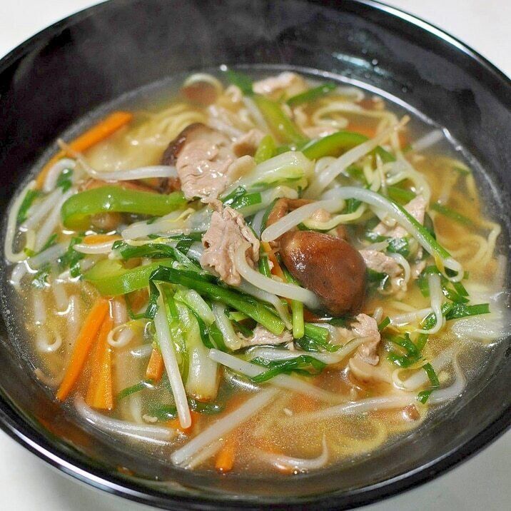 野菜たっぷりあんかけラーメン