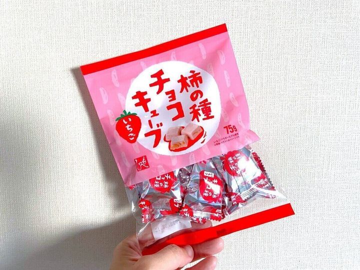 柿の種いちご