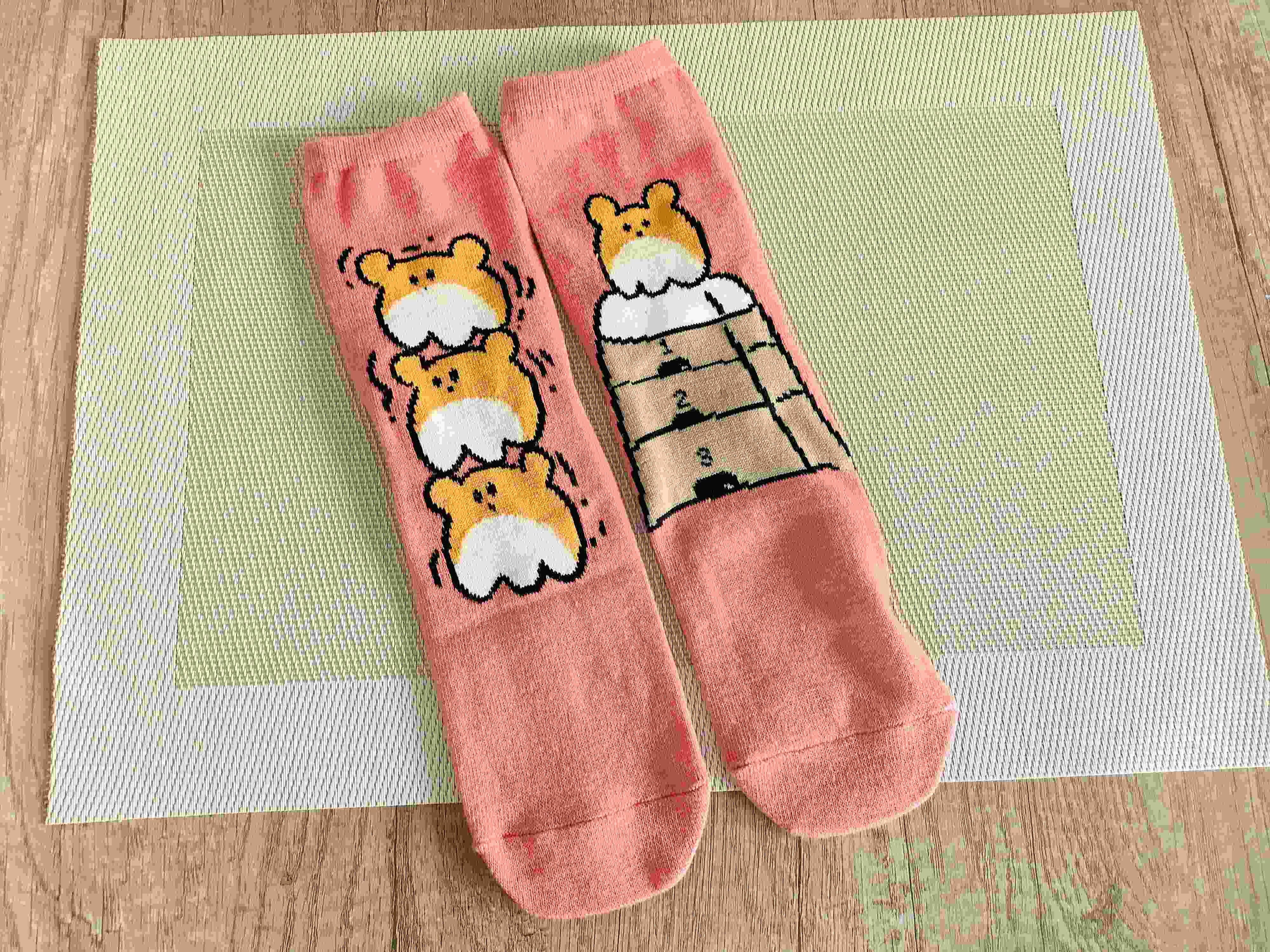 ダイソーのMIZOGUCHITOMOYAの靴下