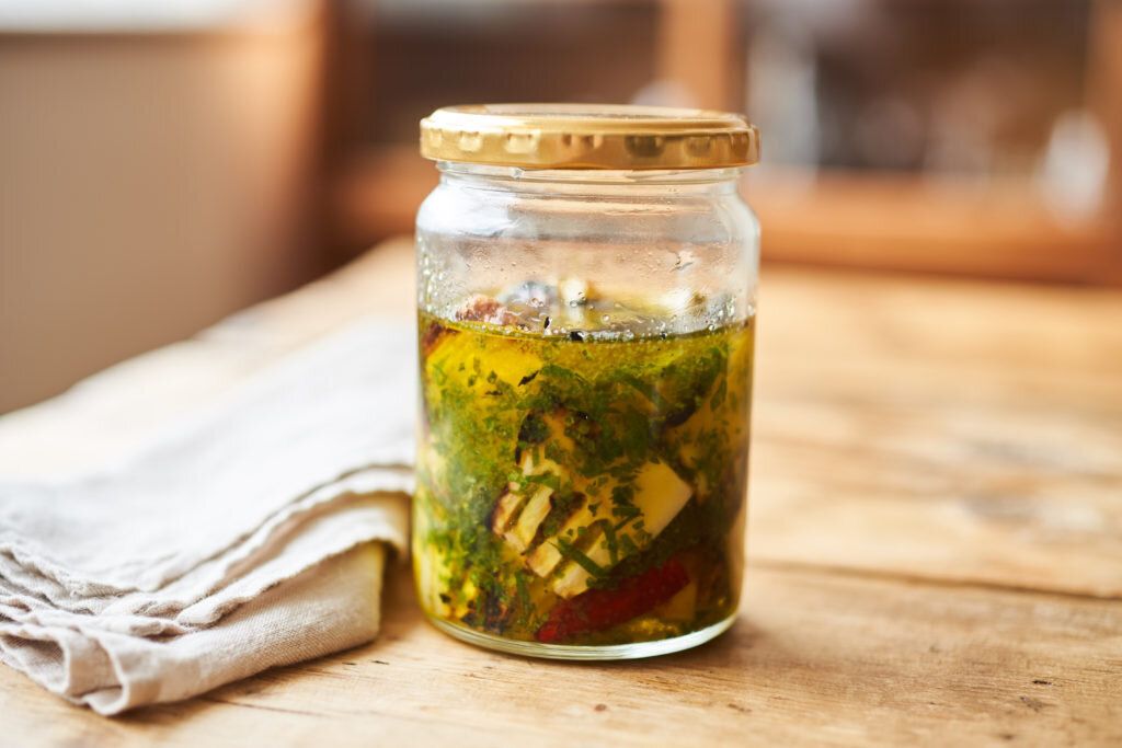 焼きたけのこのオイル漬け