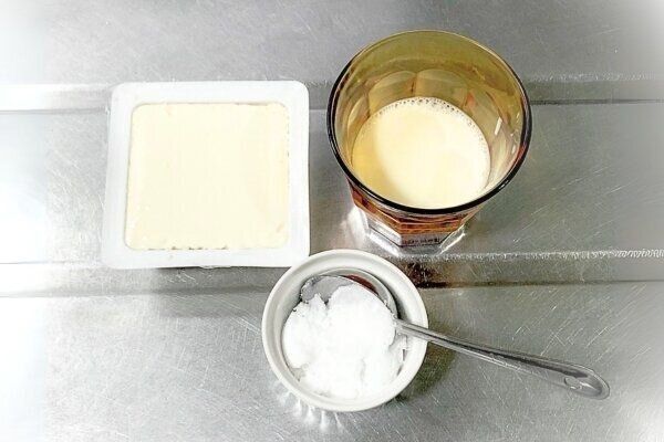お豆腐アイスの材料
