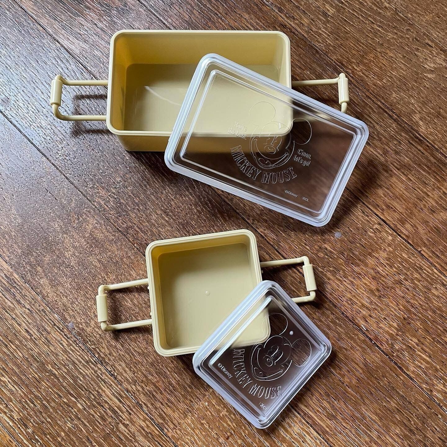 「ミッキー」デザインのランチボックス＆フルーツボックス