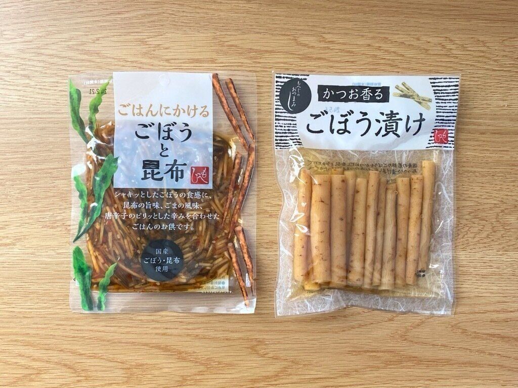 ごはんにかけるごぼうと昆布　かつお香るごぼう漬け