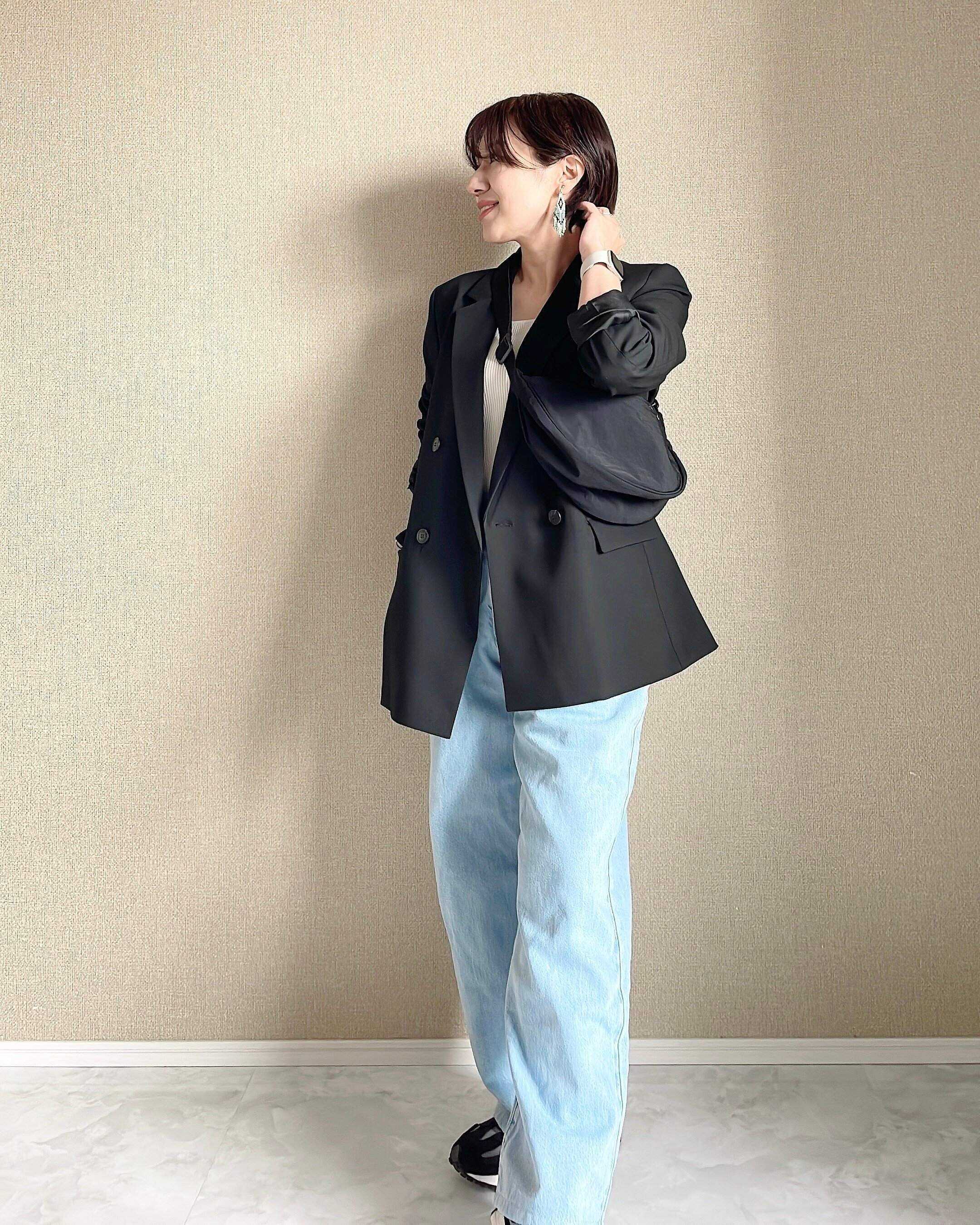 ユニクロ　ダブルジャケット