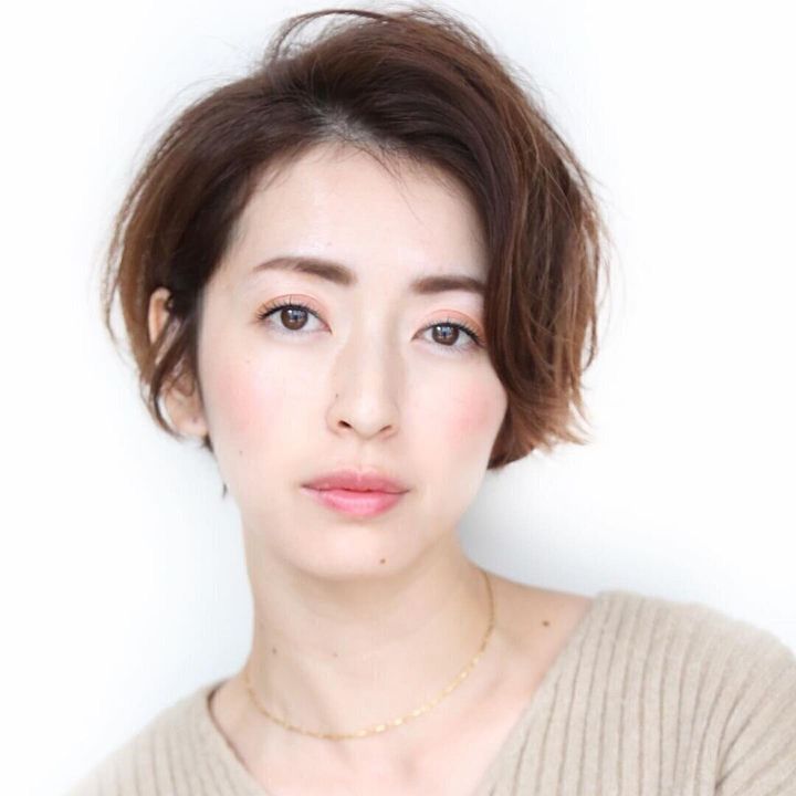 40代女性に似合うふんわりショートヘアスタイル!クセを活かしたおしゃれショート