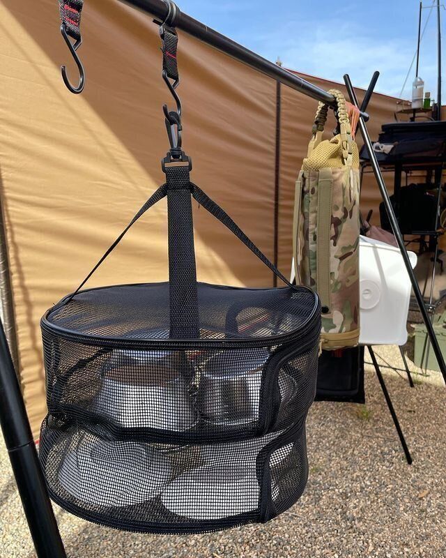 【ダイソー】カトラリーが干せる！ハンギングメッシュケース