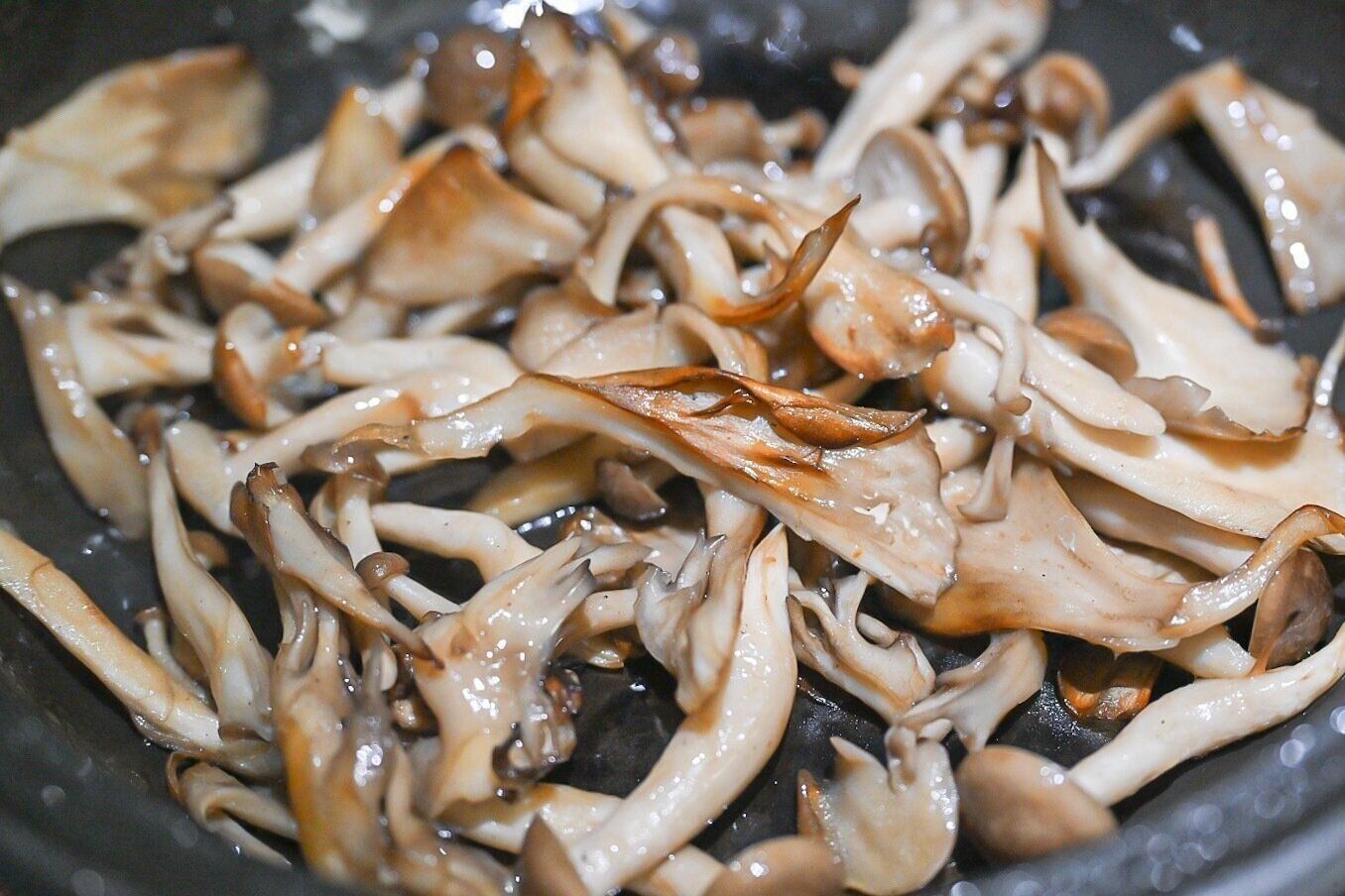 焼き色が付いたらきのこ