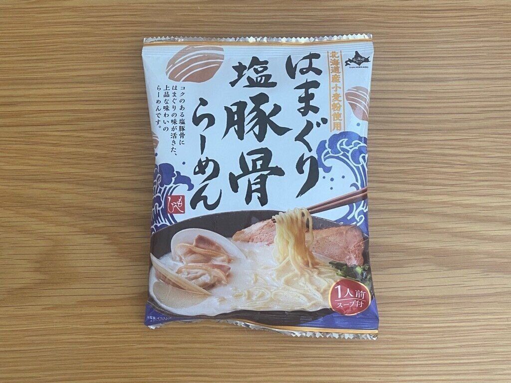 はまぐり塩豚骨らーめん