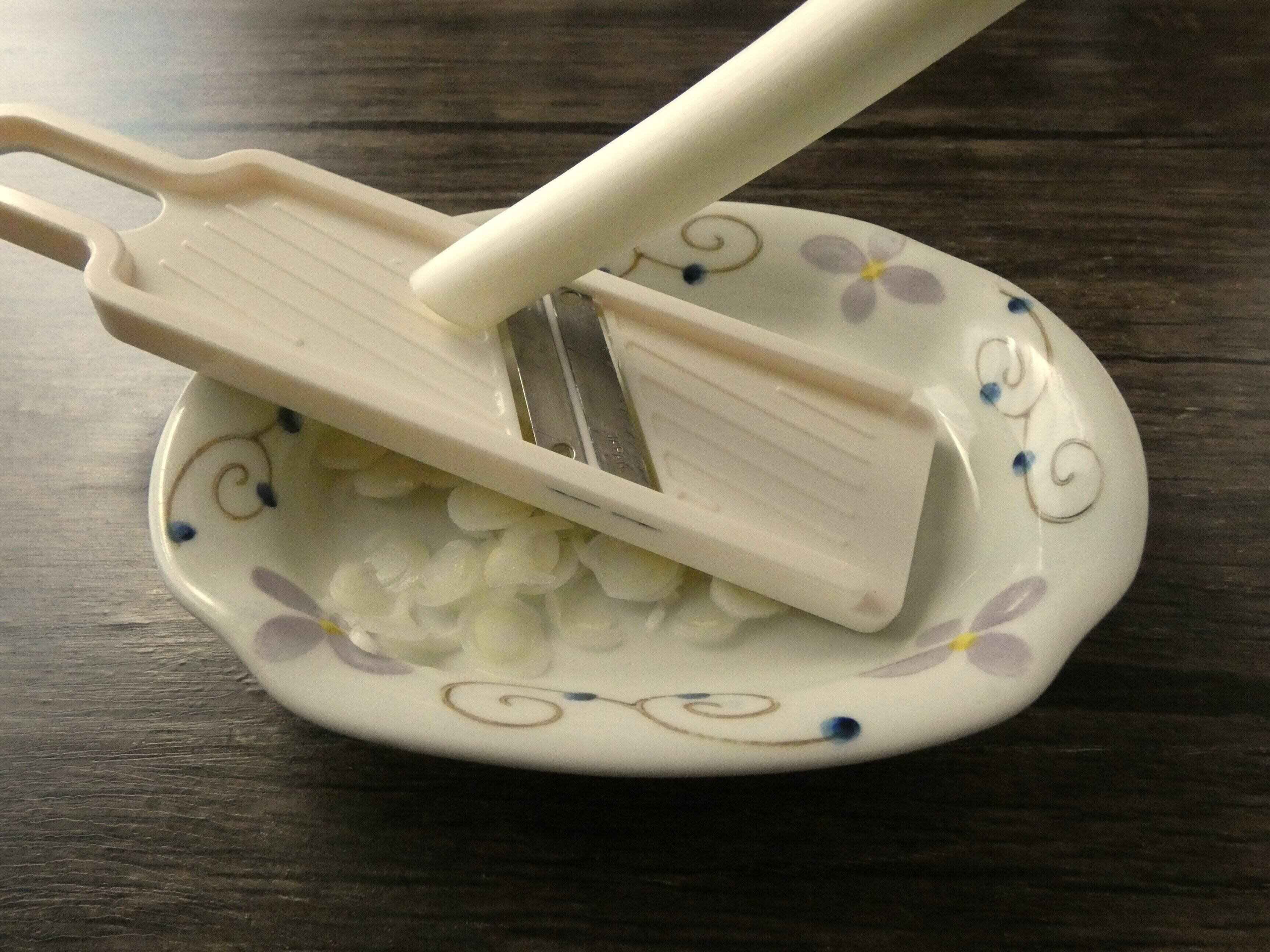 両刃でどんどんスライスできる！