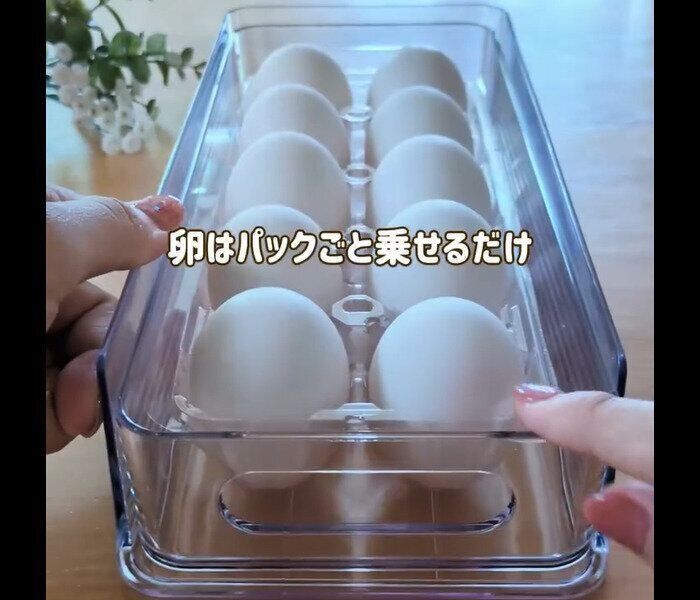 【ニトリ】奥まで見やすい！冷蔵庫ラック＆トレー