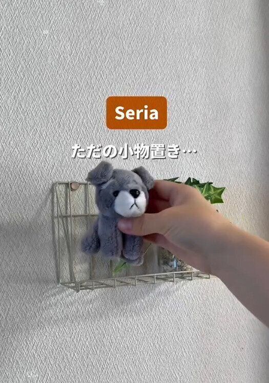 【セリア】ただの小物置きじゃもったいない！ワイヤーシェルフ活用術