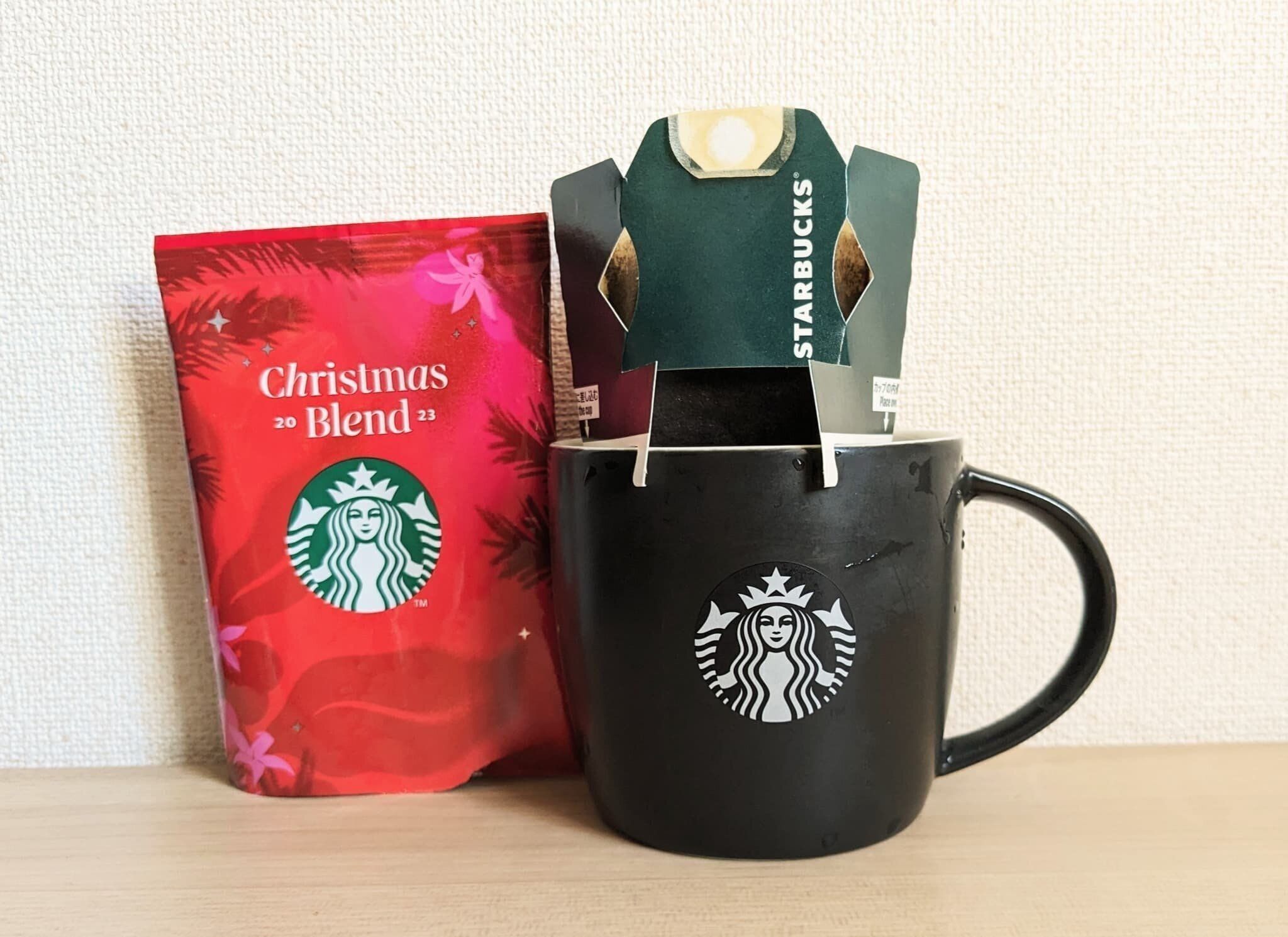 スターバックスコーヒー　クリスマスブレンド　オリガミ