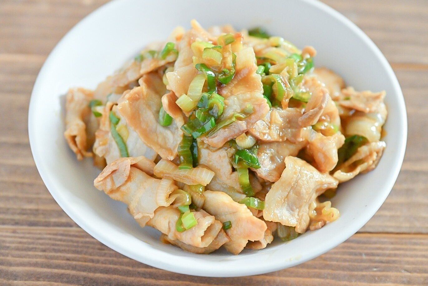 完成したスタミナ丼