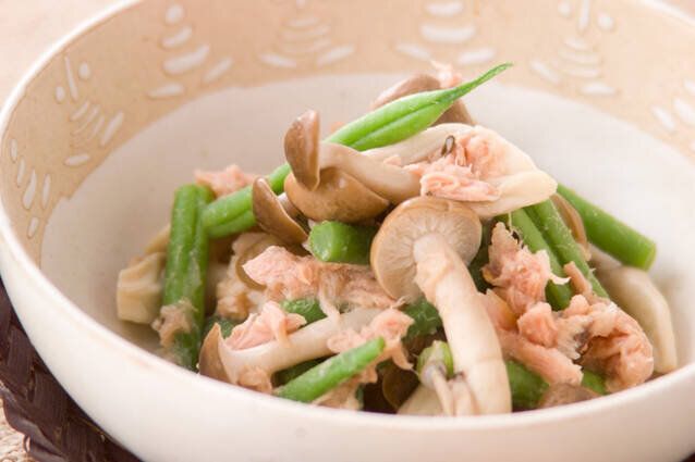 インゲンとツナのサラダ