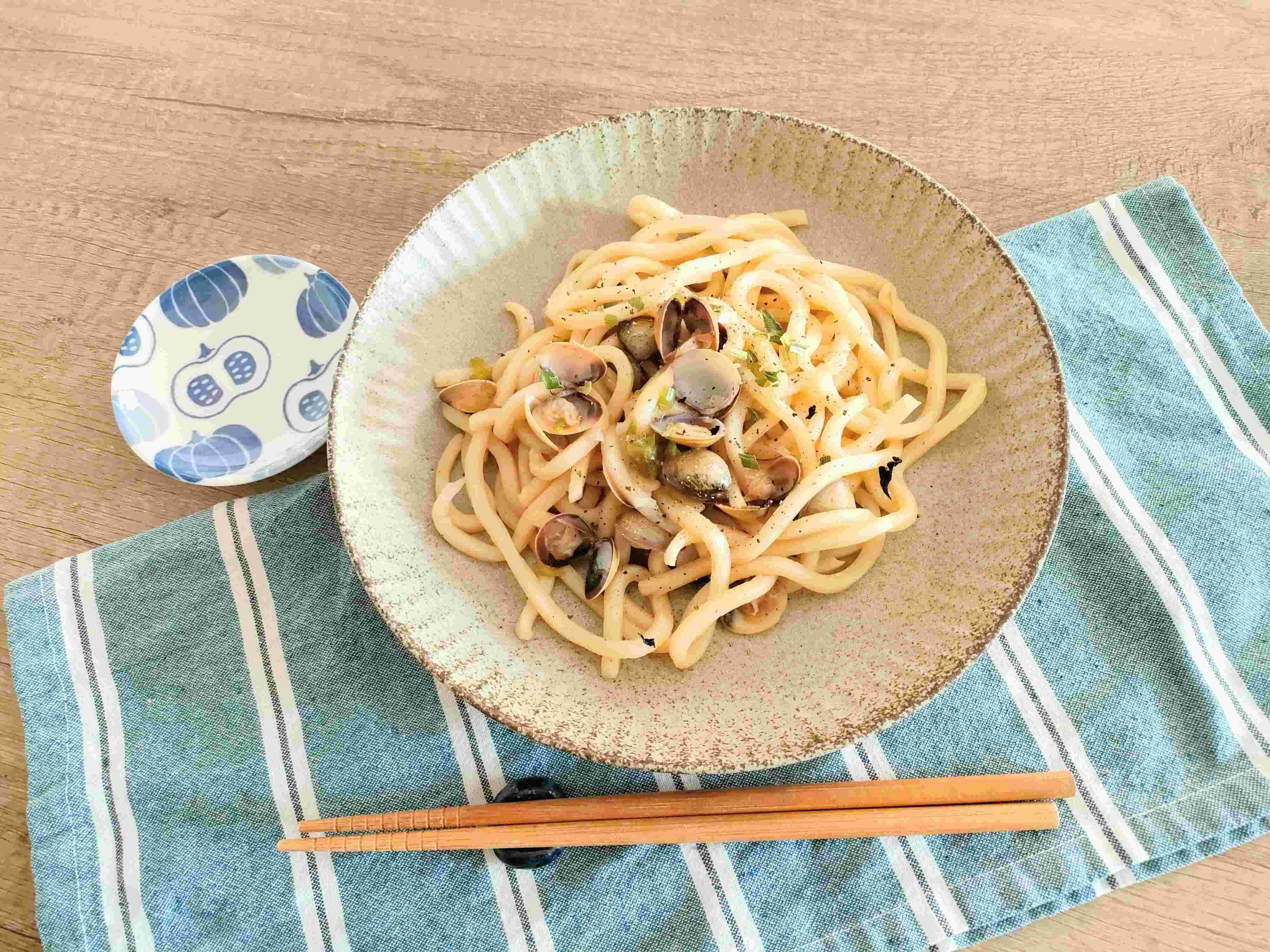 しじみの焼きうどん