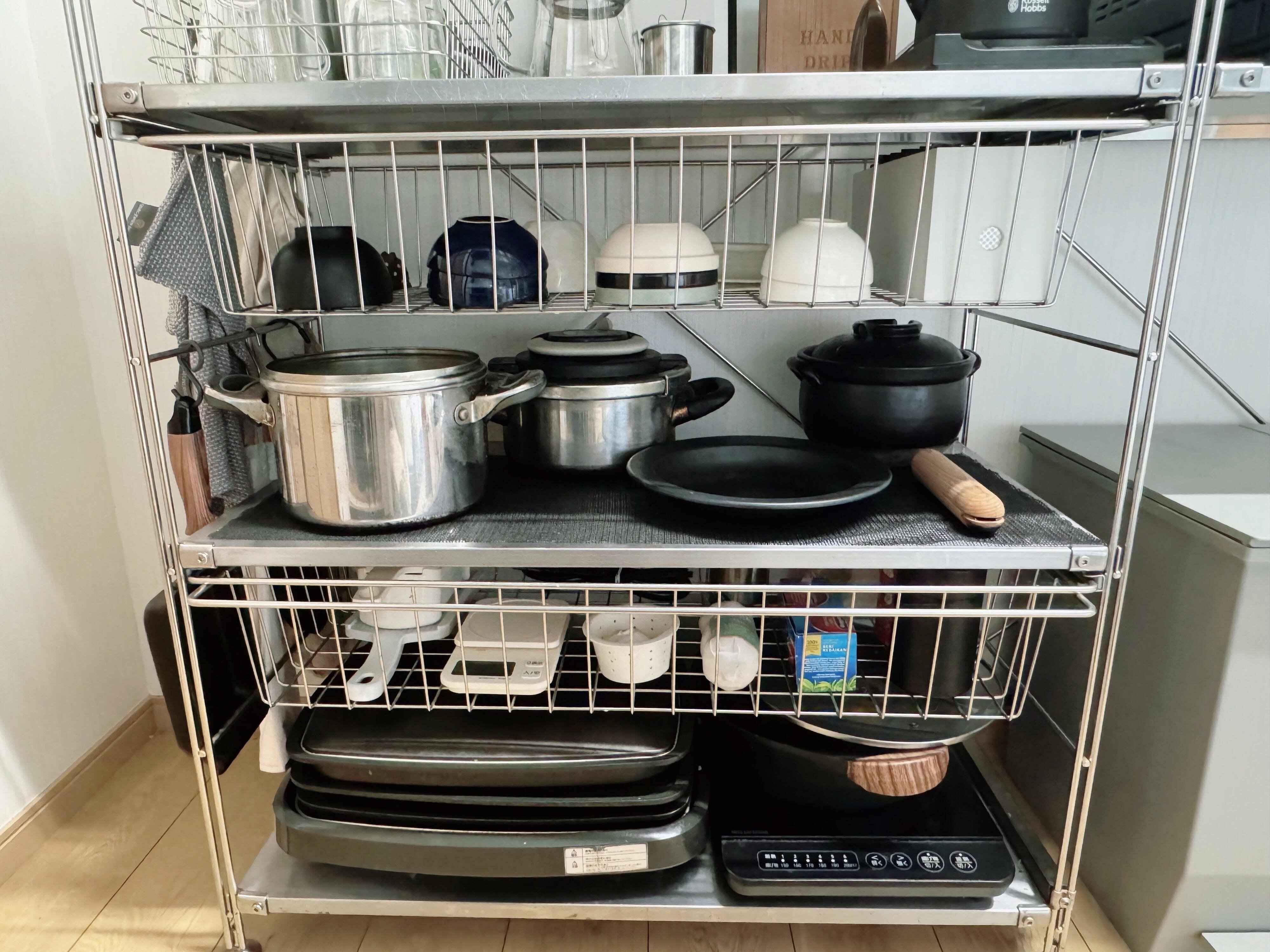 3．収納に困りがちな物もムダなく収納できる