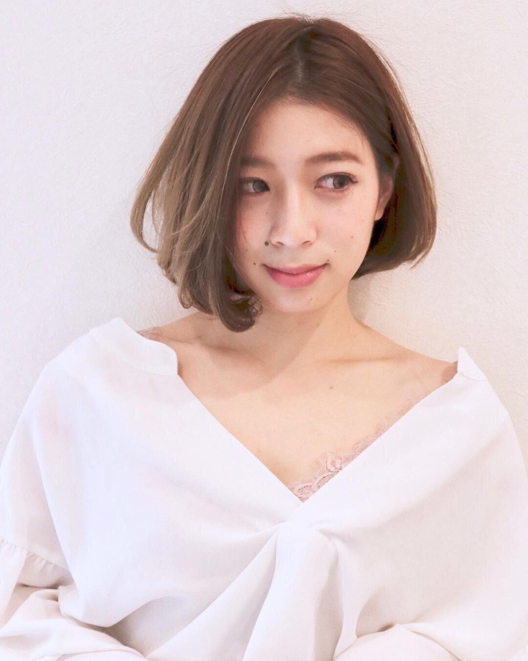 40代女性に似合うボブ！センターパートの上品ボブ