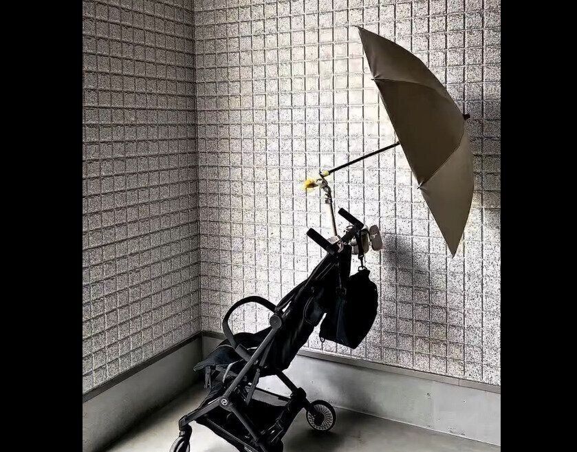 【3COINS】絶対売り切れる！ ベビーカー用傘スタンド