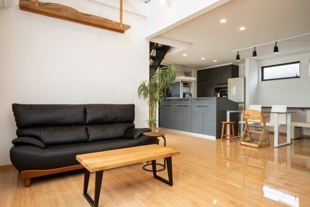 整ったリビングダイニング