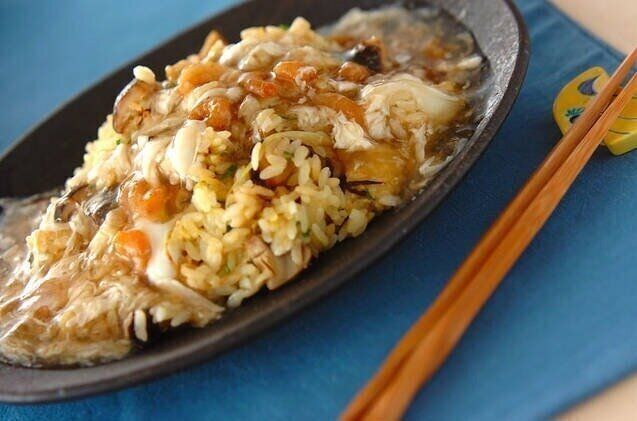  シイタケチャーハン