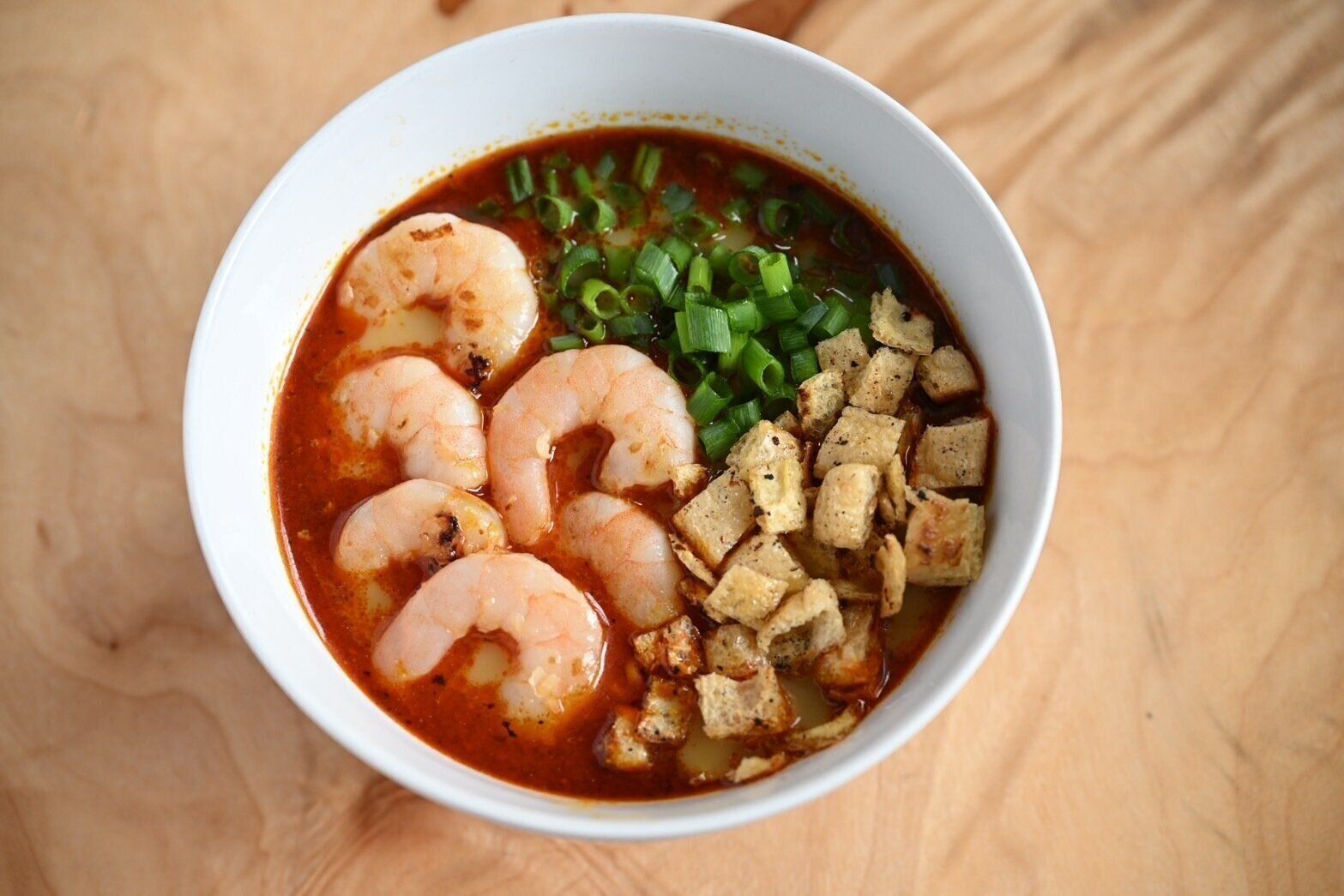 完成したペナンホワイトカレー麺