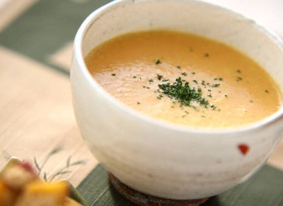 ニンジンの豆乳ポタージュ