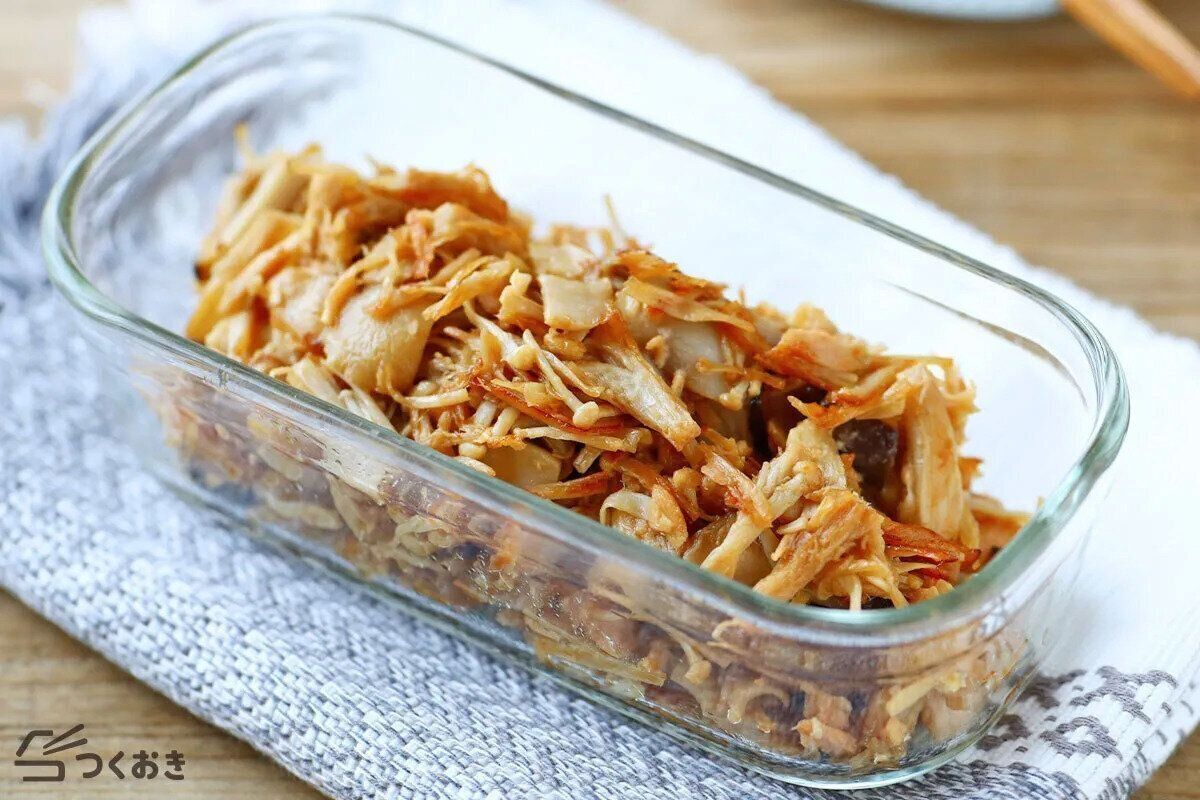 きのことツナのガーリック炒め