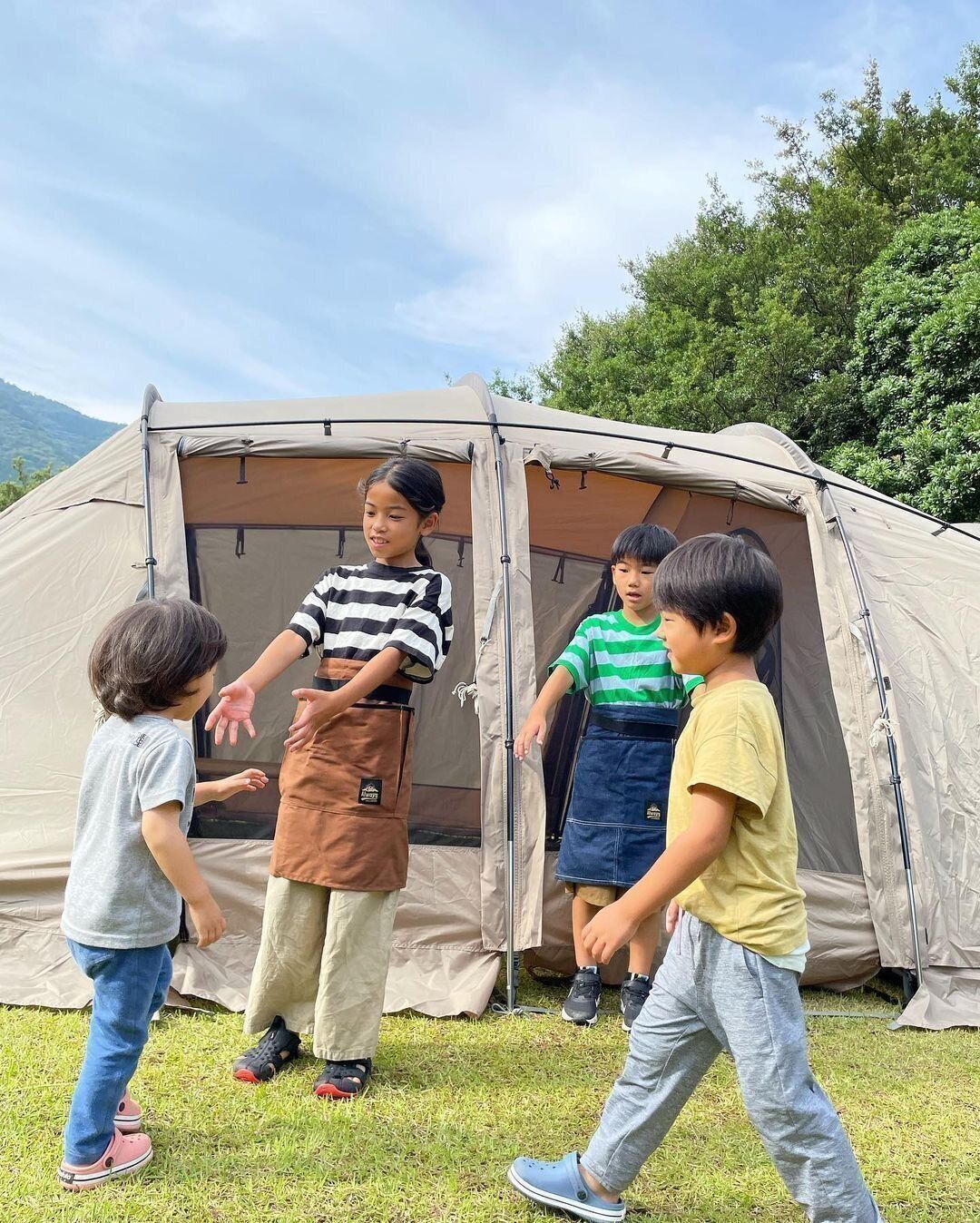 【セリア】思いのほかいい感じの腰下エプロン