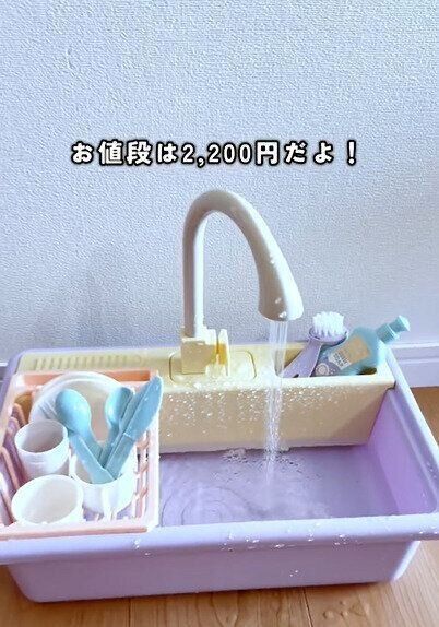 新作おもちゃはこれが大当たり！「キッチンシンクトイ」