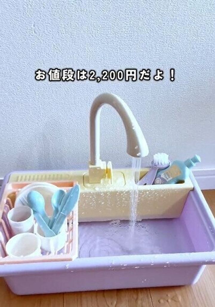 新作おもちゃはこれが大当たり!「キッチンシンクトイ」