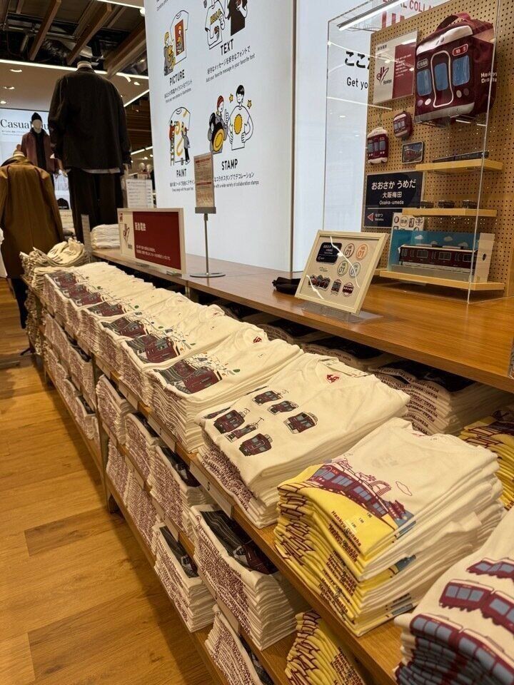 UNIQLO UMEDA 阪急電鉄コラボ