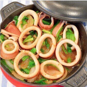 居酒屋の味♪玉ねぎとイカの☆バター醤油焼き