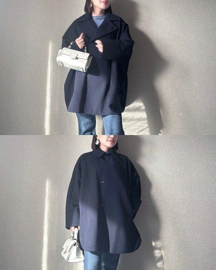 GU コージーメルトンケープコート