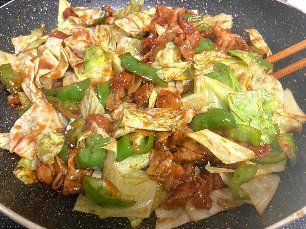 たれを合わせて完成