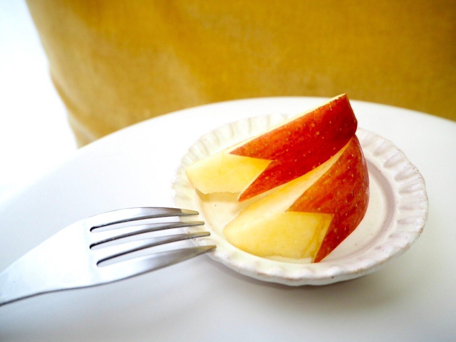 皮つきりんごの画像