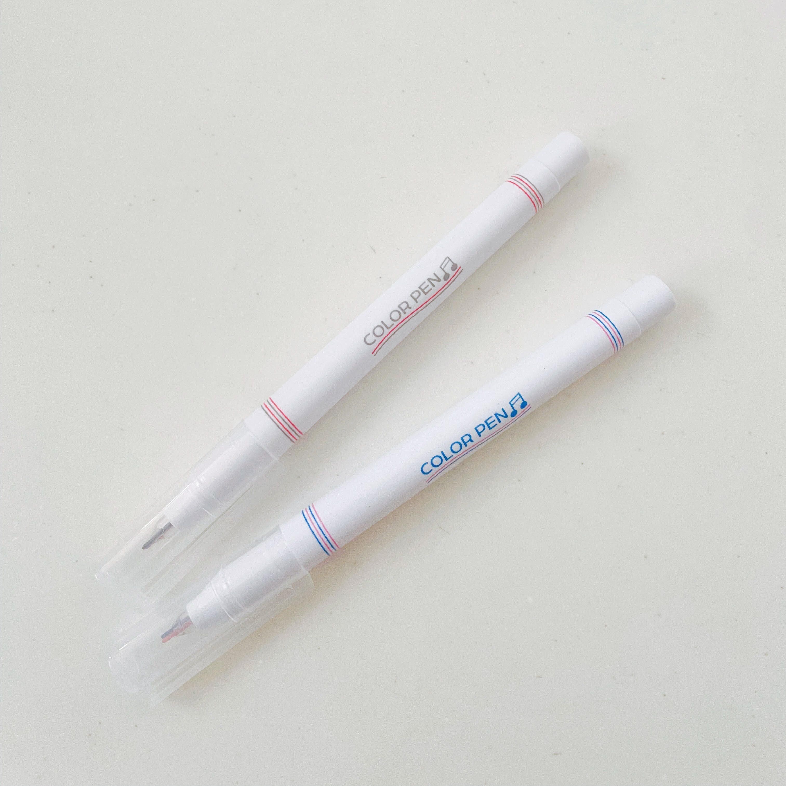 ダイソー　2ラインカラーペン