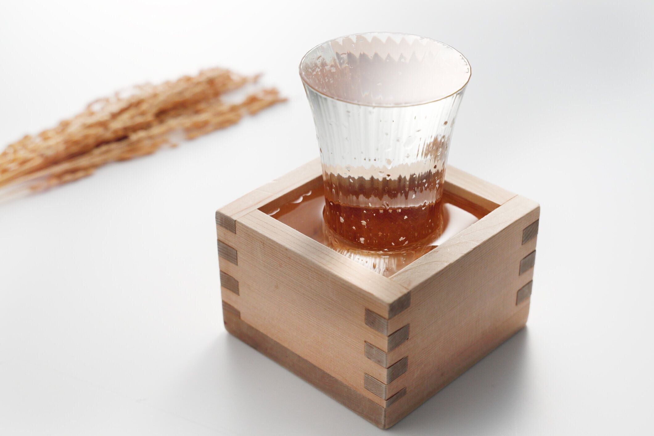 見栄えが良く冷やされる日本酒