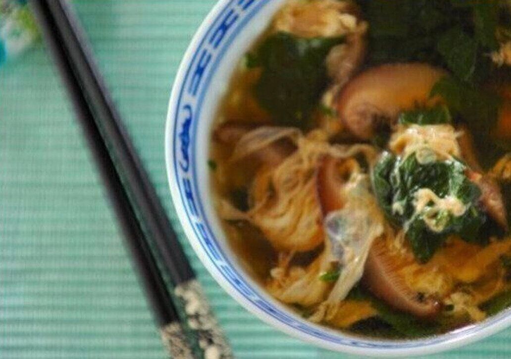 モロヘイヤのかき玉スープ