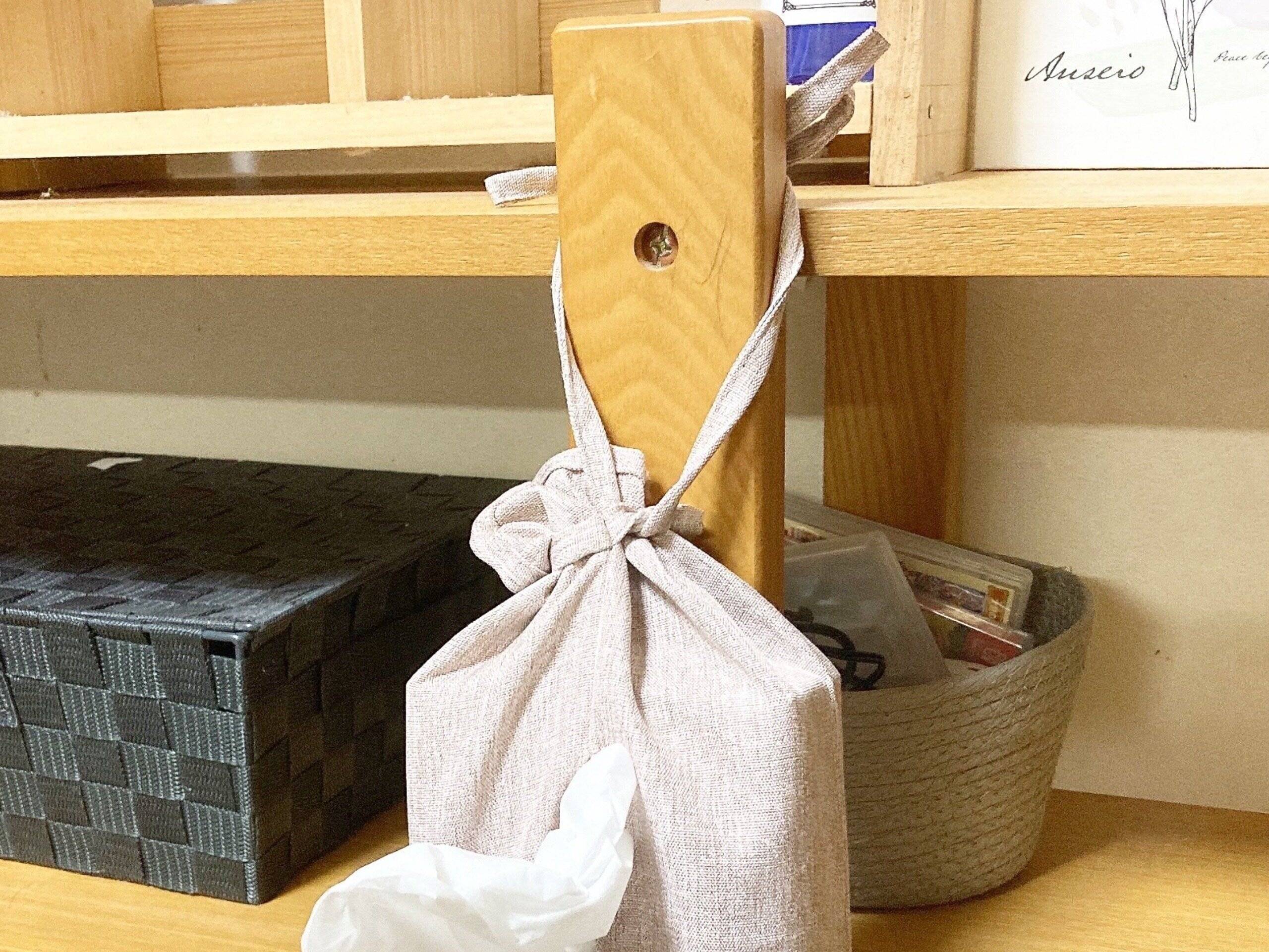 セリアティッシュボックスひも付き