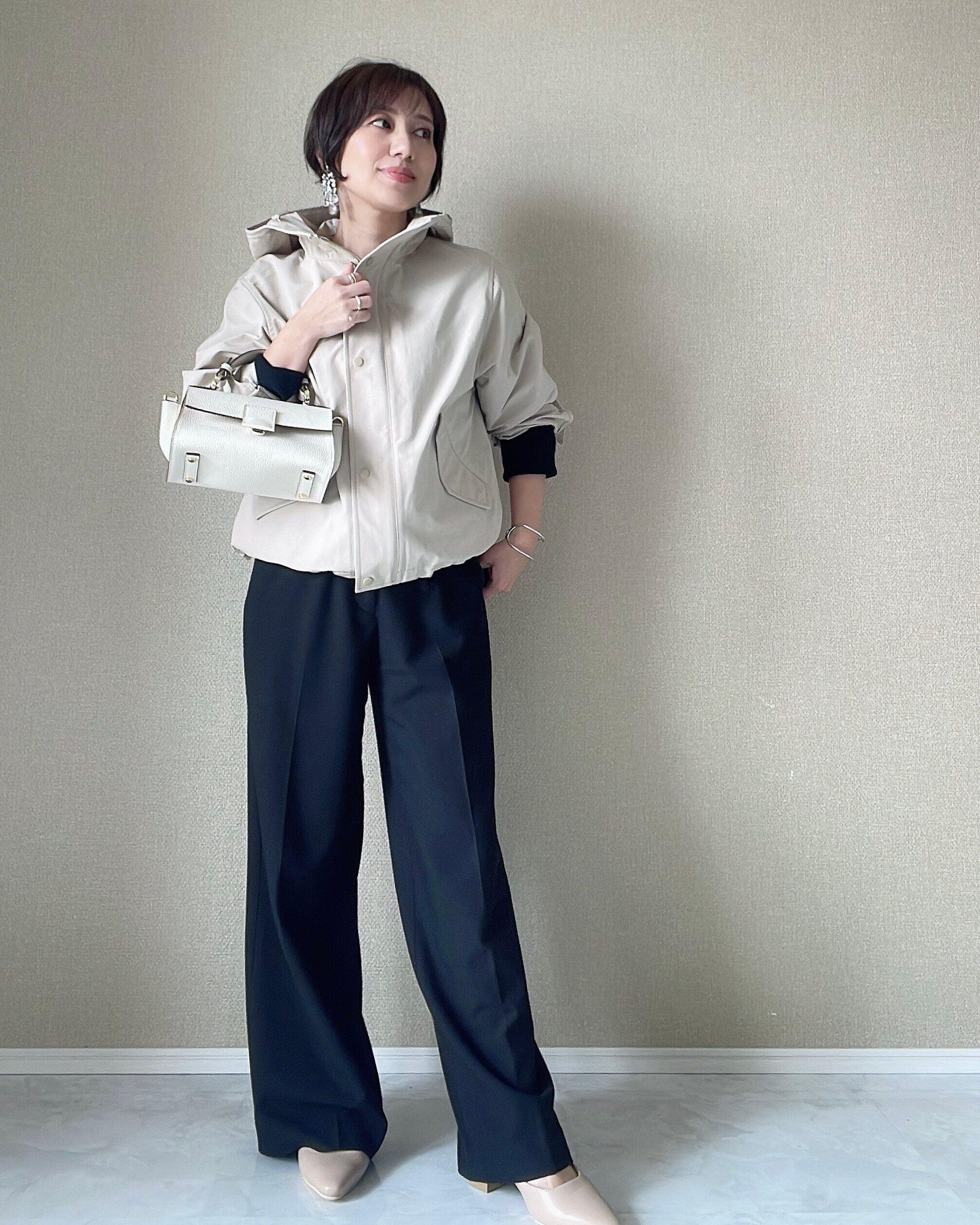 ユニクロ　コットンブレンドパーカ