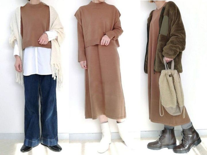 Gu 3wayで着れちゃう ニットワンピ が買い 40代の着回しコーデ サンキュ Gu 3wayで着れちゃう ニットワンピ が買い 40代の着回しコーデ サンキュ