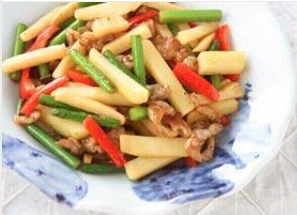 ジャガイモの中華炒め